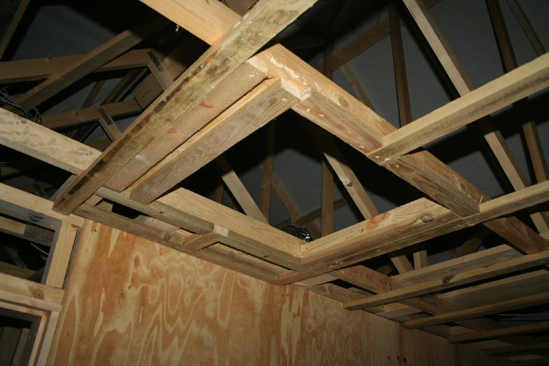 Loft hatch for the new roof space